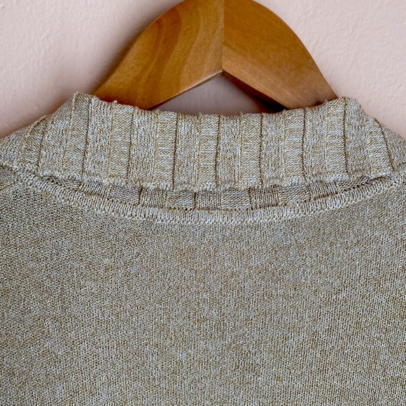 Proenza Schouler metallic ✨knit polo in champagne size M SOLD OUT on website - Picture 12 of 14